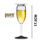 Pure Source India Whiskey & Wine Glasses Clear Mini Size Wine Glass (Set of 4 Pcs), 2 image