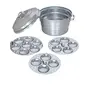 subaa Aluminum idly Steamer/Cooker/Maker/satti Gas Base 14 Idli Pot Export Quality, 3 image