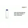 Cello H2O Borosilicate Glass Water Bottle 1000ml Multicolour Set of 1, 2 image