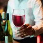 VILRO Crystal Cut Wine Glasses - 250 ml Set of 6 Transparent Long Glass | Brandy Glasses | Wine Glass | Tumbler Set of 6 Red Wine Glass White Wine Glass Crystal Clear Wine Glasses., 4 image
