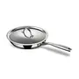 Stahl Triply Stainless Steel Artisan Nevrstick Frypan with Lid 5424 24cm 1.8 Liters, 6 image