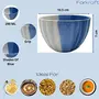 Farkraft Coffee Mug / Tea Cup Bowl and Plate - Studio Pottery Ceramic - Breakfast and Snacks - Best Gift - Set of 3, 4 image