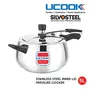 UCOOK Stainless Steel Silvo Induction Pressure Cooker 5 Litre Silver, 2 image