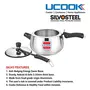 UCOOK Stainless Steel Silvo Induction Pressure Cooker 5 Litre Silver, 6 image