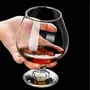 VILRO Crystal Cut Wine Glasses - 250 ml Set of 6 Transparent Long Glass | Brandy Glasses | Wine Glass | Tumbler Set of 6 Brandy Glass White Wine Glass Crystal Clear Red Wine Glasses, 2 image