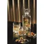 PrimeWorld Signature Crystal Whiskey Glasses Set of 6 pcs- 300 ml Bar Glass for Drinking Bourbon Whisky Scotch Cocktails Cognac- Old Fashioned Cocktail Tumblers, 4 image