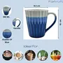 Farkraft Coffee Mug / Tea Cup Bowl and Plate - Studio Pottery Ceramic - Breakfast and Snacks - Best Gift - Set of 3, 2 image