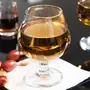 VILRO Crystal Cut Wine Glasses - 250 ml Set of 6 Transparent Long Glass | Brandy Glasses | Wine Glass | Tumbler Set of 6 Brandy Glass White Wine Glass Crystal Clear Red Wine Glasses, 5 image