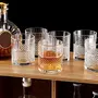 PrimeWorld Signature Crystal Whiskey Glasses Set of 6 pcs- 300 ml Bar Glass for Drinking Bourbon Whisky Scotch Cocktails Cognac- Old Fashioned Cocktail Tumblers, 3 image