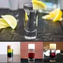 TIENER Transparent Heavy Base Shot Glasses Tall Glass Set for Whiskey Tequila Vodka (60ml Pack of 6), 5 image