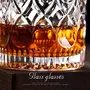 TIENER Old Fashioned Whiskey Glasses Premium Scotch Cocktail Glasses Clear Rum Glasses Elegant Design Whiskey Glasses for Men (350ml Set of 6), 3 image