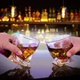 TIENER Elegant Scotch Whiskey Glasses Pemium Crystal Glasses Rock Style Old Fashioned Drinking Glassware (300ml Set of 6), 6 image