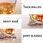 TIENER Elegant Scotch Whiskey Glasses Pemium Crystal Glasses Rock Style Old Fashioned Drinking Glassware (300ml Set of 6), 4 image