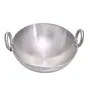 PTR Heavy Base Aluminium Kadai Frying Pan for Cooking (2.5 Litre) - Silver, 2 image
