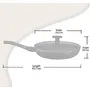 Milton Pro Cook Granito Induction Fry Pan With Lid 26 Cm Black, 5 image