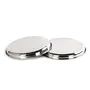 Sumeet Stainless Steel Heavy Gauge Deep Wall Dinner Plates with Mirror Finish 26.6cm Dia - Set of 2pc, 5 image