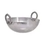 PTR Heavy Base Aluminium Kadai Frying Pan for Cooking (2.5 Litre) - Silver, 3 image