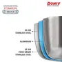 Doniv Titanium Triply Stainless Steel Sauce Pan with Cover (16) 1.60 Liter Capacity, 6 image