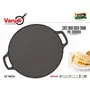 Varudi pre Seasoned cast Iron Dosa Tawa 12 inch(30 cm) Export Quality Food Grade Kitchen cookware Induction / Stove Suitable, 5 image