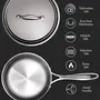 Milton Pro Cook Triply Stainless Steel Sauce Pan with Lid 18 cm / 2.2 Litre, 4 image