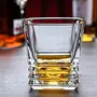 TIENER Crystal Whiskey Glasses Bourbon Glass Old Fashioned Whiskey Glass Thick Bottom Scotch Glass (300ml Set of 6), 7 image