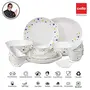 Cello Imperial Blooming Daisy Opalware Dinner Set (White) - Pack of 33 Pcs, 3 image
