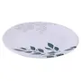 Golden Fish Unbreakable Round Leaves Print Full Dinner Plates (Set of 6 Plates & 6 Bowls), 4 image
