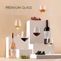 VILON Italian Style Red Wine Glasses - 18 Ounce - Lead Free - Shatter Resistant - Wine Glass Set of 4 Clear, 6 image