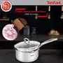 Tefal Duetto Plus Stainless Steel Sauce Pan 16 cm with Glass Lid Silver, 3 image