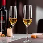 PrimeWorld Luxury Crystaline Touch Champagne Flute Wine Glass Set 230 ml Set of 2 pcs, 2 image