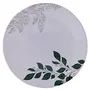 Golden Fish Unbreakable Round Leaves Print Full Dinner Plates (Set of 6 Plates & 6 Bowls), 2 image