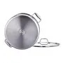 Maxima Stainless Steel Cook and Serve Pot with Stainless Steel Lid (Induction Friendly) Size-20cm Capacity - 3litre, 4 image