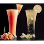 TIENER Transparent Pilsner Glasses Dinnerware Glasses for Water Wine Juice and Bar Liquor Dining Decor Beverage (350ml Set of 6), 5 image