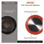 Meyer Induction Base Non Stick Stainless Steel Tawa Orange 32cm (01823), 4 image