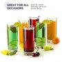 VILON Highball Glasses Set for Water Juice Beer Wine and Cocktails Drinking Glasses Clear Heavy Base Glass Beverage Cup Clear 300 MLGlassware Set of 6, 2 image