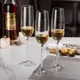 PrimeWorld Luxury Crystaline Touch Champagne Flute Wine Glass Set 230 ml Set of 2 pcs, 3 image