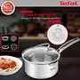 Tefal Duetto Plus Stainless Steel Sauce Pan 16 cm with Glass Lid Silver, 5 image