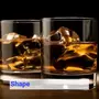 Vilon Half Star Double Old Fashioned Glasses Perfect for Serving Scotch Whiskey or Mixed Drinks 290 ml (Clear) (4), 2 image