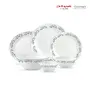 La Opala  LaOpala Diva Lavender Dew Classique Collection Opalware Dinner Set (White) - 27 Pieces, 2 image