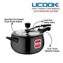 UCOOK Royale Duo Hard Anodised Aluminium Inner Lid Induction Pressure Cooker with Stainless Steel Lid 5 Litre Black, 5 image