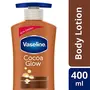 Vaseline Intensive Care Cocoa Glow Body Lotion 24 hr nourishing lotion with 100% Cocoa And Shea Butter Restores Glow 400 ml & Vaseline Derma Care Advanced Repair Body Lotion, 3 image