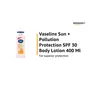 Vaseline Healthy Bright Sun Protection Body Lotion SPF 30 400 ml Daily Moisturizer for Dry Skin Gives Non-Greasy Glowing Skin - For Men & Women, 2 image