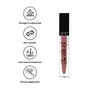 RENEE Stay With Me Matte Lip Color Long lasting Non Transfer Water & Smudge Proof Light Weight Liquid Lipstick Desire For Brown 5ml, 3 image