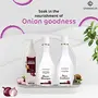 Grandeur Onion Shampoo For Hair Growth & Hair Fall Control Infused With Keratin & Argan Oil - Strong & Healthy Hair- 300Ml, 4 image