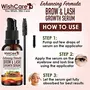 WishCare Brow & Lash Growth Serum - EyeBrow & Eyelash Growth Oil Serum With Castor Oil Almond Oil & Vitamin E - 30ml, 6 image