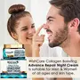WishCare Collagen Boosting - Advance Repair Night Cream - With Retinol Niacinamide GrapeSeed Sea Algae Jojoba & Rosehip - For Anti-Aging Skin Firming & Plumping Skin - 50 gm, 5 image