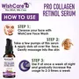 WishCare Pro Collagen Retinol Serum - For Anti-Aging Skin Firming & Plumping Skin - With 2% Retinoid Niacinamide Shea Butter & Rosehip - 30 ml Off White (WPCRS30), 7 image