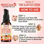 WishCare Pure Glow 35% Vitamin C Face Serum - With Hyaluronic Acid Retinol Niacinamide Oranges Berries & Turmeric - For Glowing Bright Young and Even Toned Skin - 30 ml, 6 image
