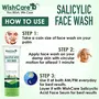 WishCare 2% Salicylic Acid Face Wash with AHA GreenTea Chamomile & TeaTree - For Oil & Acne Control, 6 image