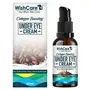 WishCare Collagen Boosting Under Eye Cream For Dark Circles & Wrinkles - Enriched With Caffeine Almond Milk Vitamin C& E Hyaluronic Acid Retinol - 30ml